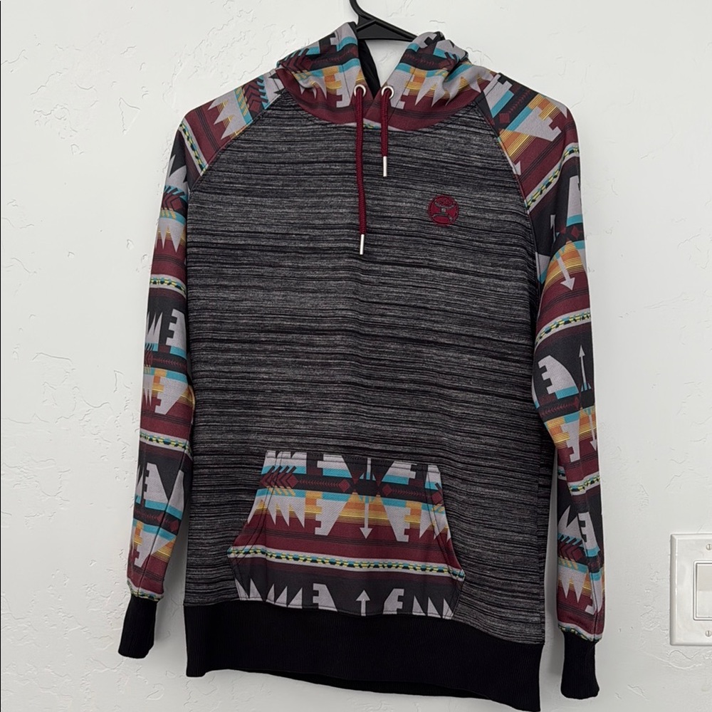Women's Multicolor Patterned Hoodie